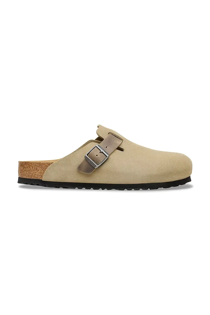 Birkenstock σαγιονάρες ανδρικά mules σουέτ Boston