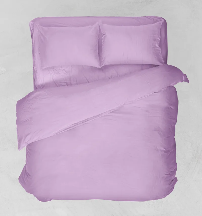 Παπλωματοθήκη Υ/Δ (220X240) BASIC LILAC, VIOPROS