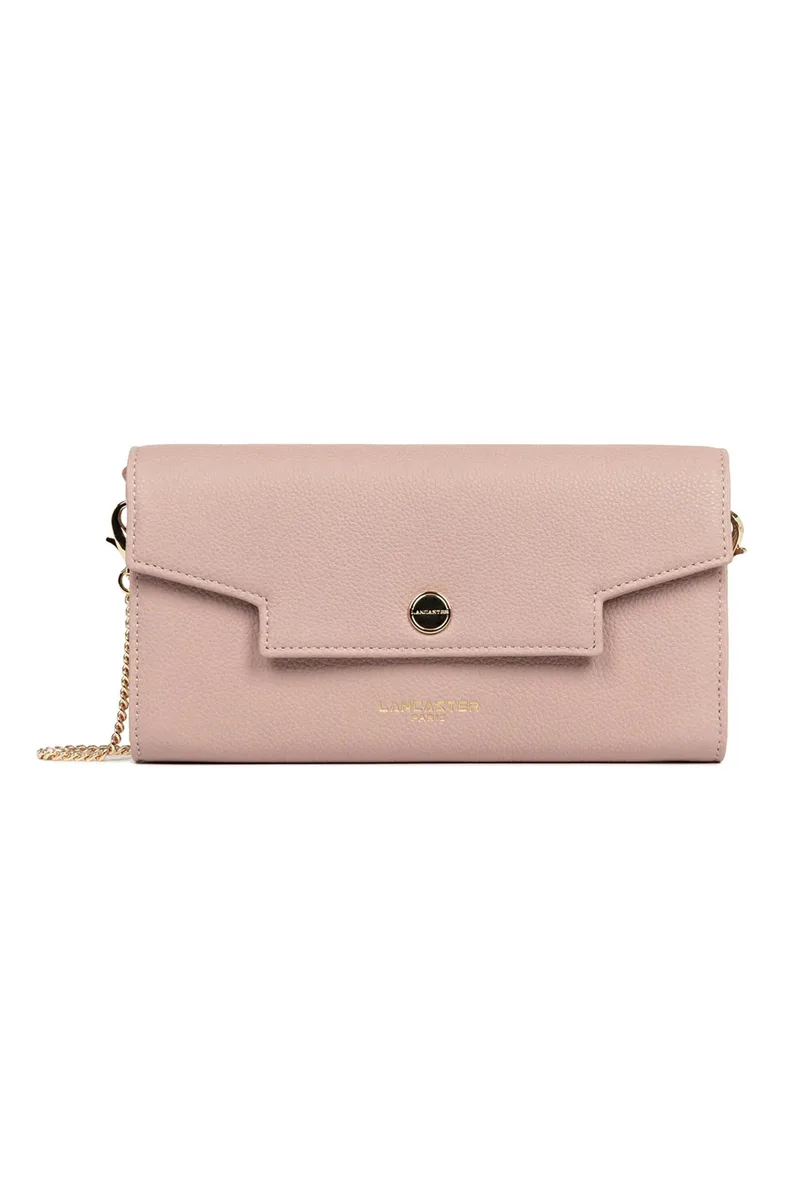 Lancaster γυναικεία δερμάτινη τσάντα clutch "Mademoiselle Grace Small" - 172-33 Nude