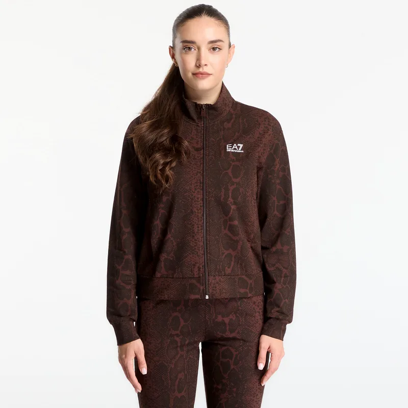EA7 Emporio Armani Train Graphics Series W T-Top Fancy Chicory Coffee L
