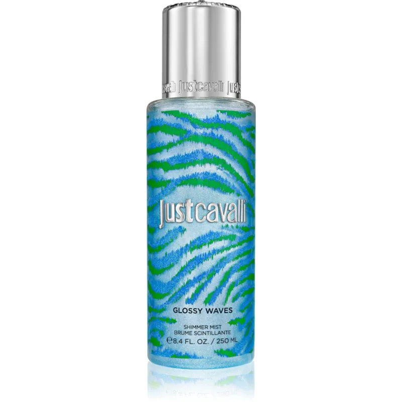 Roberto Cavalli Just Cavalli Glossy Waves λαμπρυντική mist για το σώμα για γυναίκες 250 ml