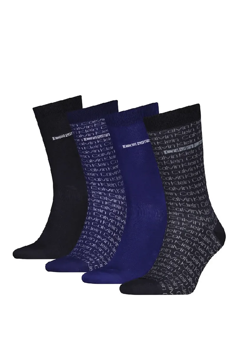 Calvin Klein Ανδρικές κάλτσες σε ειδική συσκευασία CK Men Sock Gift Box (Συσκ. με 4 ζέυγη)-701235980-003