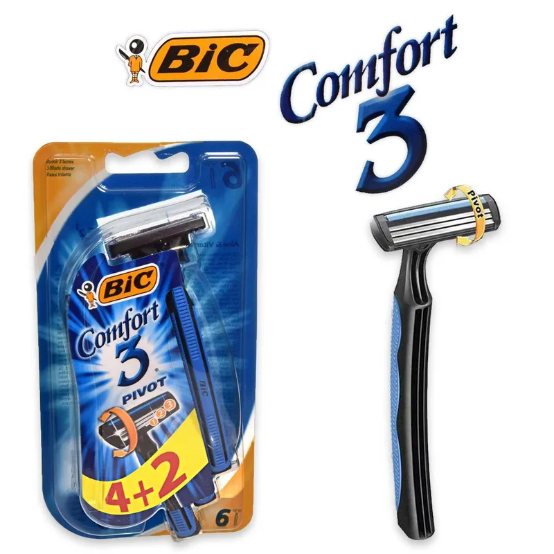 Bic comfort razor 3 blades bl. 4 +2