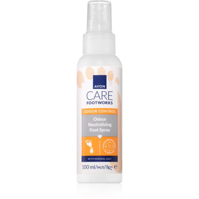 Avon Foot Works Odour Control σπρέι για τα πόδια 100 ml