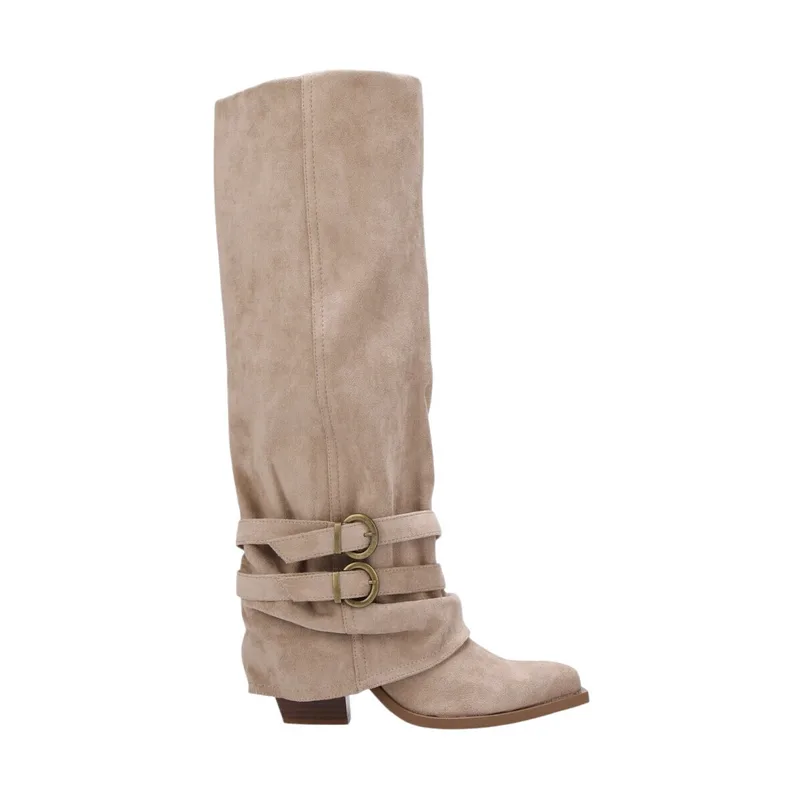 Μπότες με τακούνι La Modeuse 76037_P180025