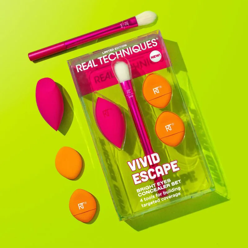 Real Techniques Vivid Escape Bright Eyes Concealer Set σετ μακιγιάζ
