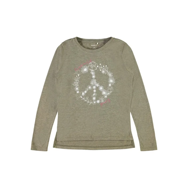 Μπλούζα κορίτσι name it-13192530-STONE GRAY