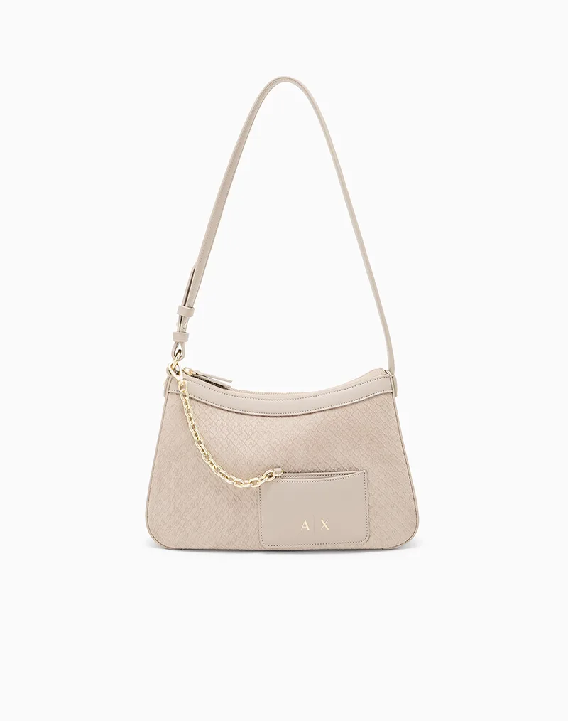 ARMANI EXCHANGE SHOULDER BAG XW001213AF22645-U6223 Biege