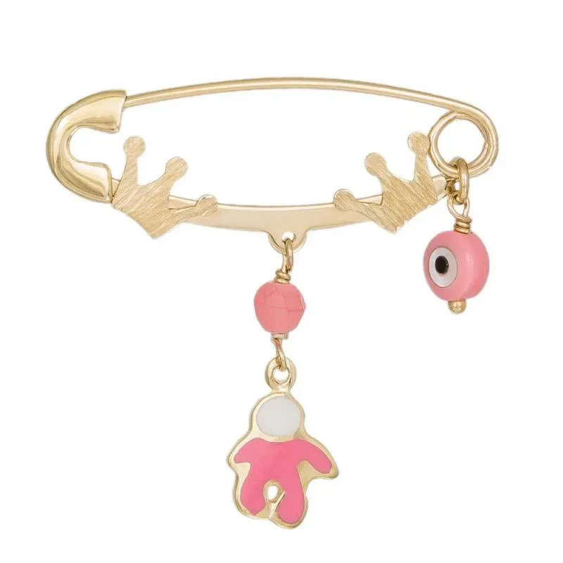 Παραμάνα princess baby girl K9 045917 045917 Χρυσός 9 Καράτια