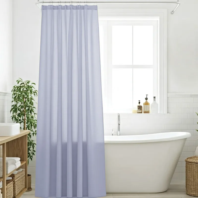 Κουρτίνα Μπάνιου 240x180 Με Κρίκους Das Home 0804 Blue 240x180