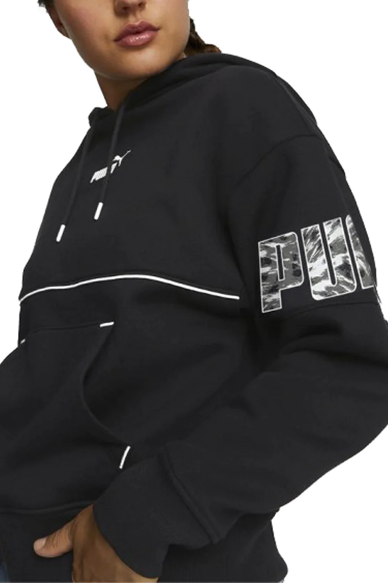 Μπλούζα Μακρυμάνικη Puma Power Safari Hoodie FL 671752-01 Γυναικείο