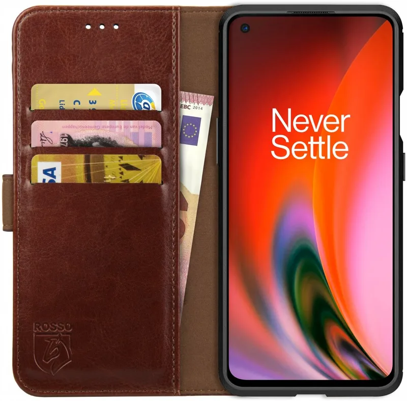 Κόκκινο Element PU Θήκη Πορτοφόλι OnePlus Nord 2 5G - Brown (8719246326431)