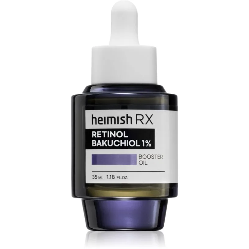 Heimish RX Retinol Bakuchiol Booster Oil εντατικά θρεπτικό λάδι για λαμπρότητα και λείανση επιδερμίδας 35 ml