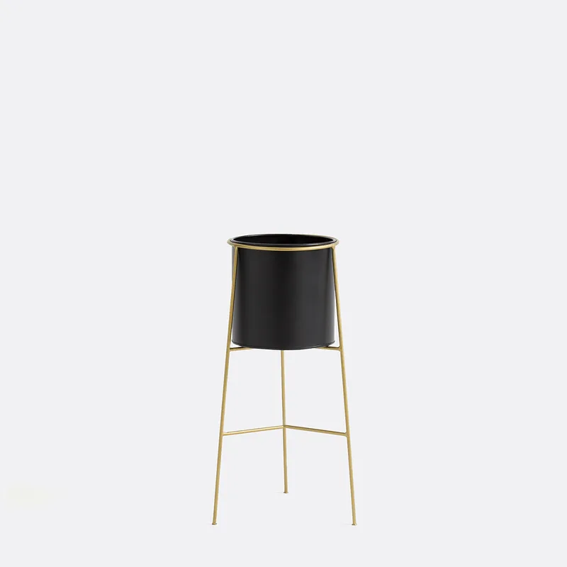 Μεταλλικό κασπό με πόδι Δ22 εκ. Μ32xΠ22xΥ60cm