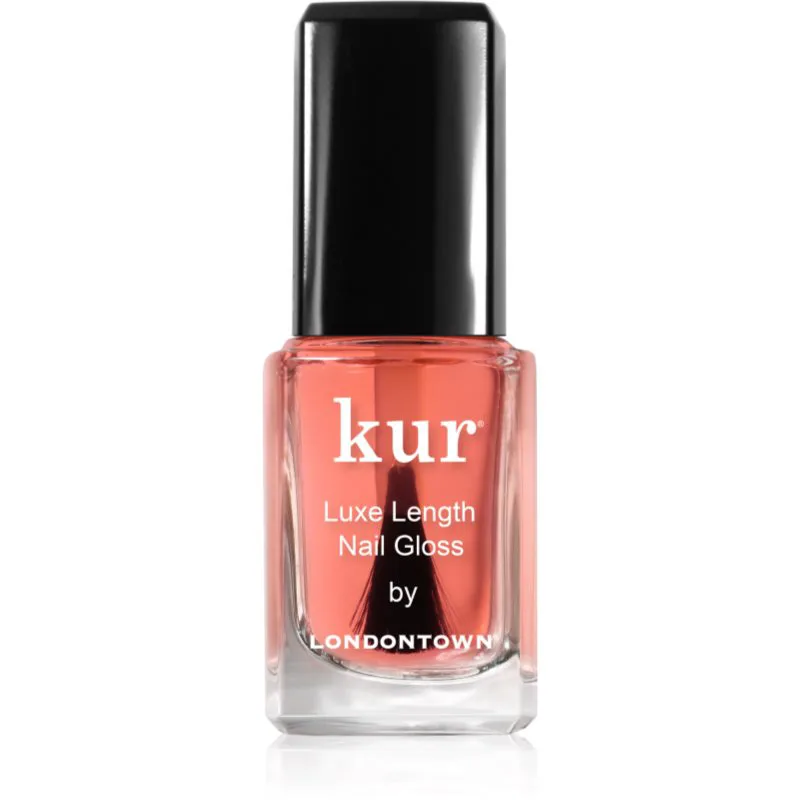 LONDONTOWN Kur Luxe Length Nail Gloss δυναμωτικό βερνίκι νυχιών για αδύναμα και ταλαιπωρημένα νύχια 12 ml