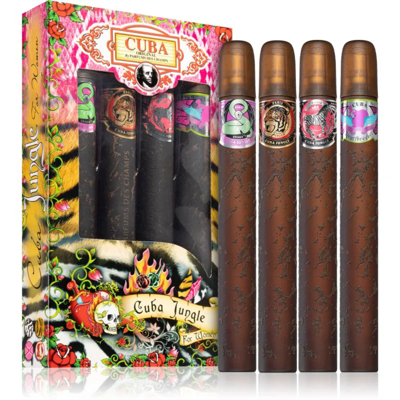 Cuba Jungle σετ δώρου για γυναίκες 4x35 ml