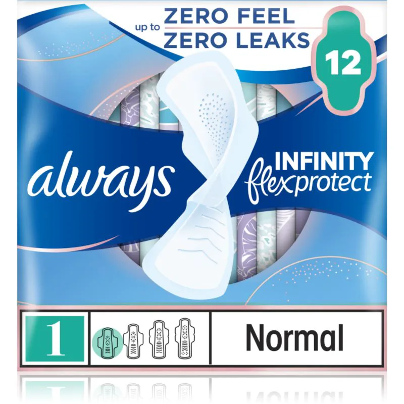 Always Infinity Normal Size 1 σερβιέτες 12 τμχ