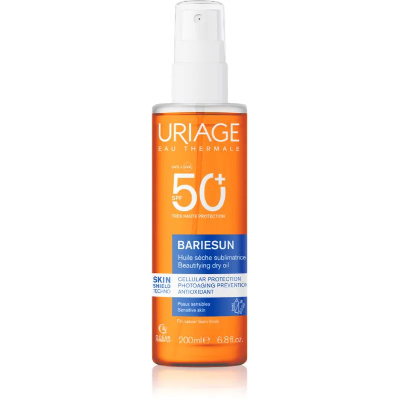 Uriage Bariésun Dry Oil SPF 50+ ξηρό αντηλιακό λάδι SPF 50+ 200 ml