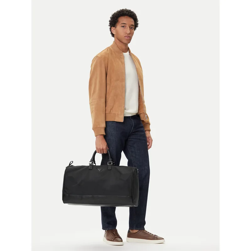 Τσάντα Σαββατοκύριακου Guess TMIBNY P5335 Μαύρο