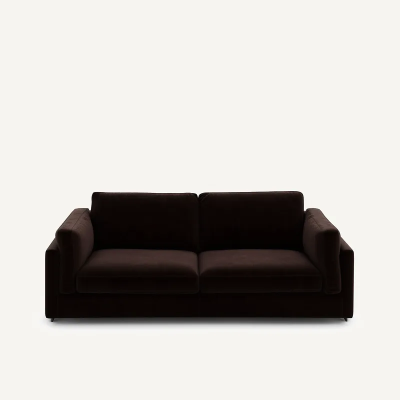 Πτυσσόμενος καναπές από βελούδο Μ99xΠ213xΥ89cm
