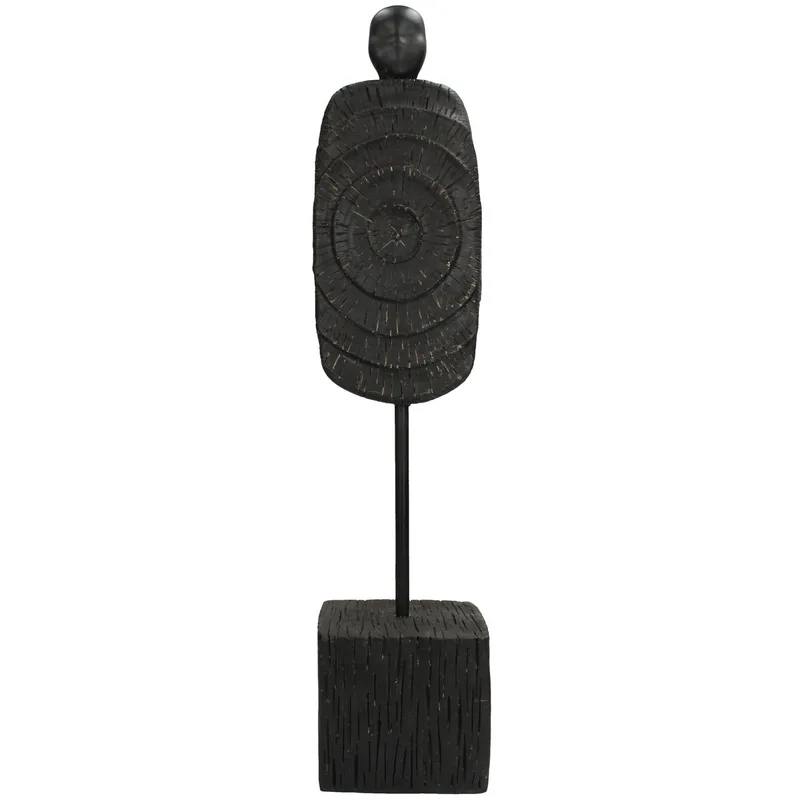 Διακοσμητικό ArteLibre Φιγούρα Μαύρο Polyresin 10.5x9.7x45cm