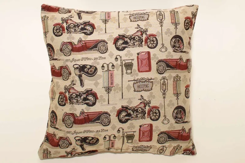 Μαξιλαροθήκη Διακόσμησης Silk Fashion Cars And Bikes 45x45