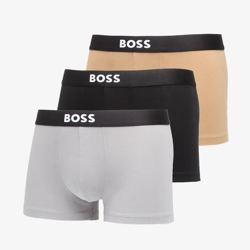 Μποξερ Hugo Boss Trunk 3-Pack Boss One Black XL