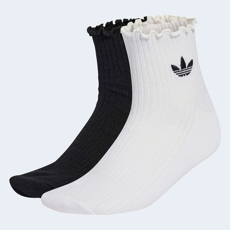 adidas Originals Ruffle Quarter Socks 2-Pack Unisex Κάλτσες (9000261609_1540)
