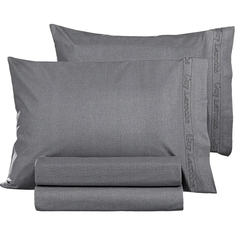 Μαξιλαροθήκες Ζεύγος 50X70 Guy Laroche Color Plus Anthracite (50x70)
