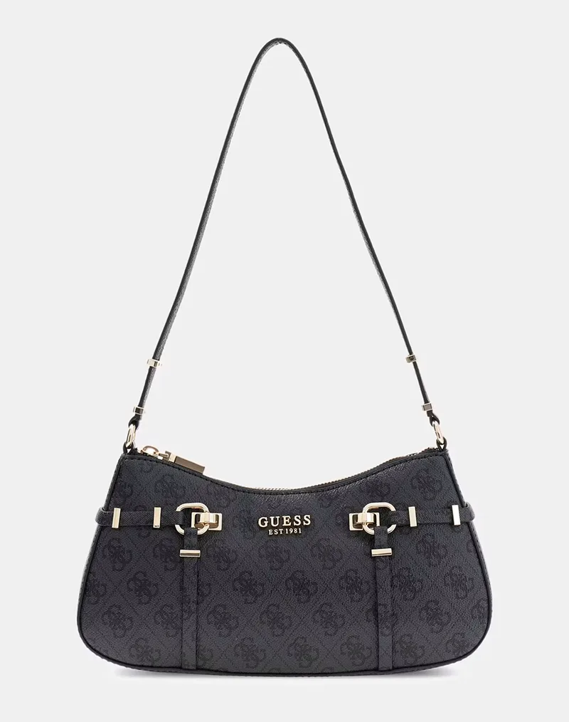 GUESS LEONA LOGO SHOULDER BAG ΤΣΑΝΤΑ ΓΥΝΑΙΚΕΙΟ HWSG9917180-CLO JetBlack