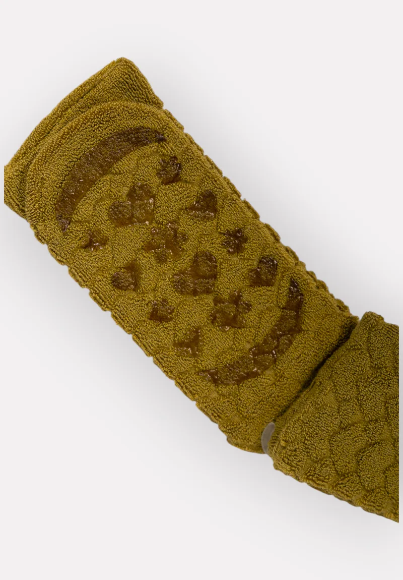 Κάλτσες γυναικείες πετσετέ με τάπες Pro Socks PR24904-Χακί