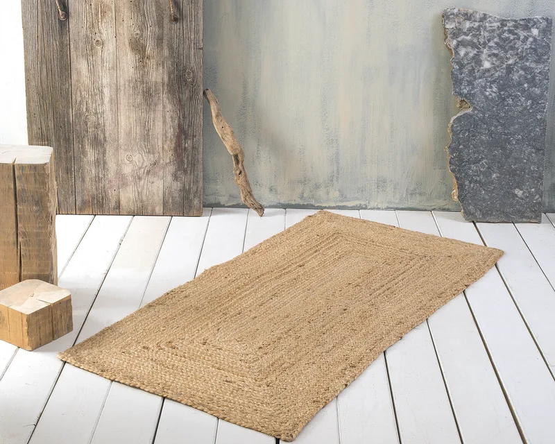 Χαλάκι Rythmos Rattan 01 Μπεζ 120x180
