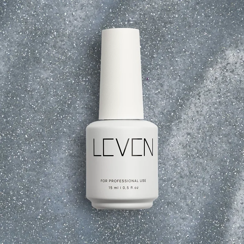 Leven | Ημιμόνιμο βερνίκι με glitter/shimmer 15ml no. G022 Glowing Waves