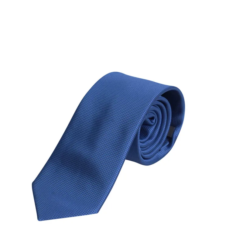 Prince Oliver Γραβάτα Με Μικροσχέδιο Μπλε (Φάρδος 7 cm)