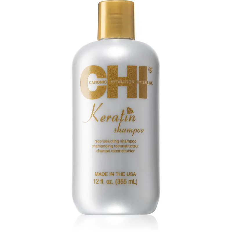 CHI Keratin σαμπουάν με κερατίνη για ξηρά και ατίθασα μαλλιά 355 μλ