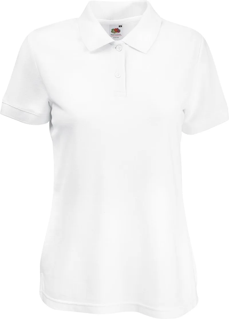 Γυναικεία Μπλούζα Polo 63-212-0 Fruit of the Loom White