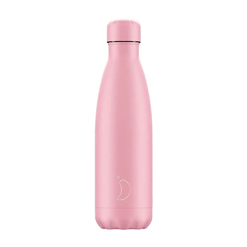 Μπουκάλι Θερμός 500ml Chilly's Bottle All Pastel Ροζ