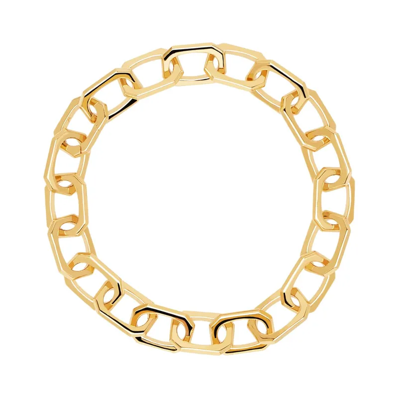 PDPAOLA SMALL SIGNATURE CHAIN Βραχιόλι Επιχρυσωμένο PU01-151-U