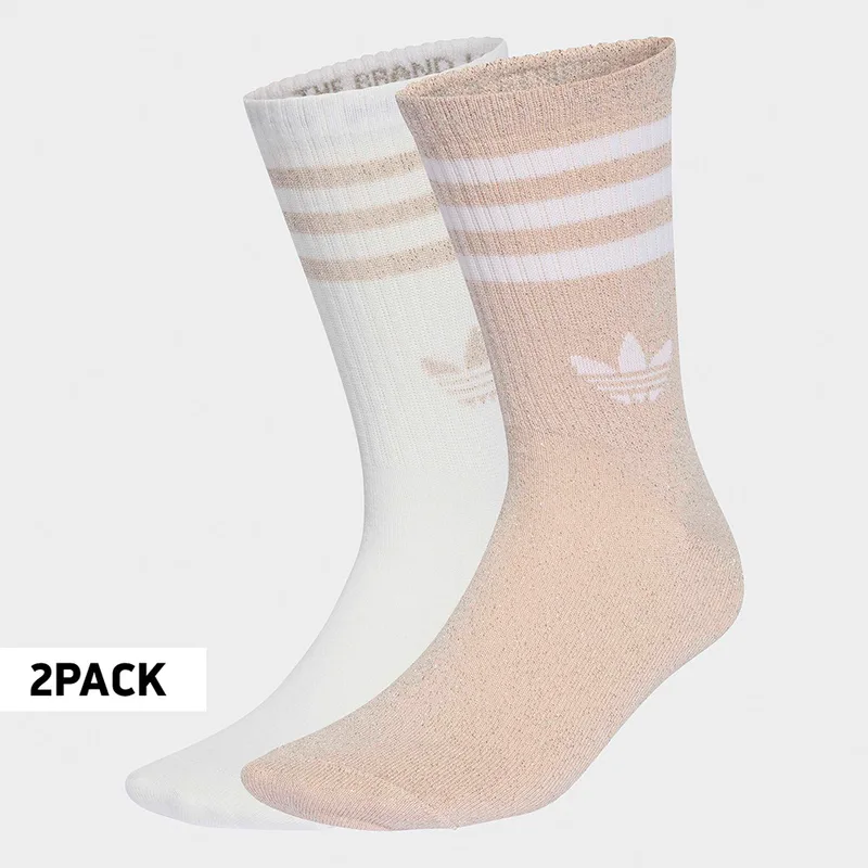 adidas Originals 3 Stripes Glitter Crew 2-Pack Unisex Κάλτσες (9000261434_31301)