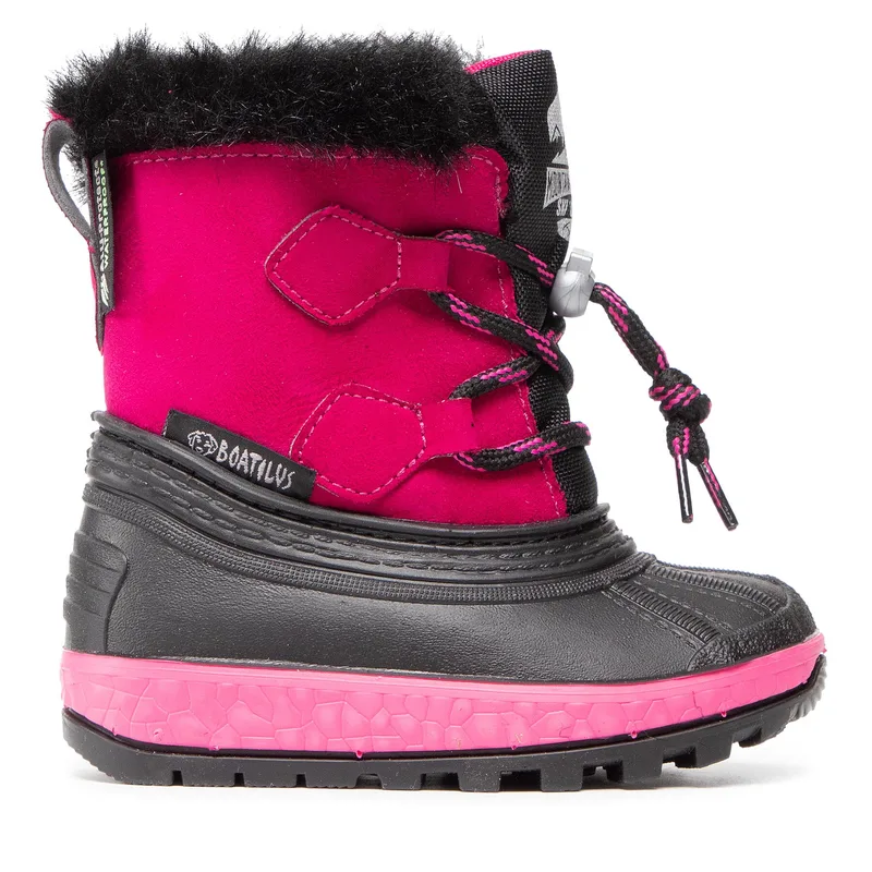Μπότες Χιονιού Boatilus Kd Joggy Sint Leather Boot NJ16 VAR.21ZU Ροζ