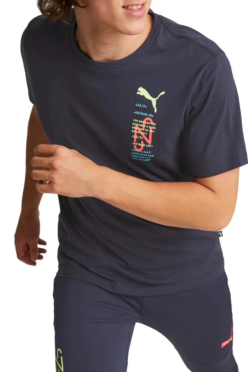 Μπλούζα Κοντομάνικη Puma Neymar JR 24/7 Graphic Tee 605814-09 Ανδρικό
