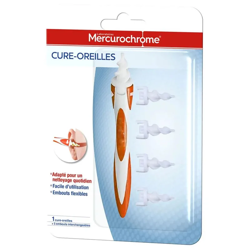 Mercurochrome Ear Care x1 + 5 Interchangeable Tips