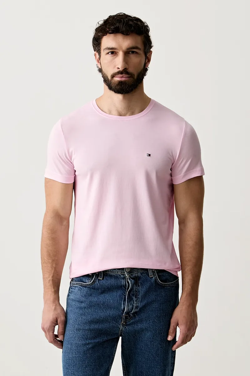 Tommy Hilfiger βασικό T-shirt ανδρικό βαμβακερό με ελαστάν