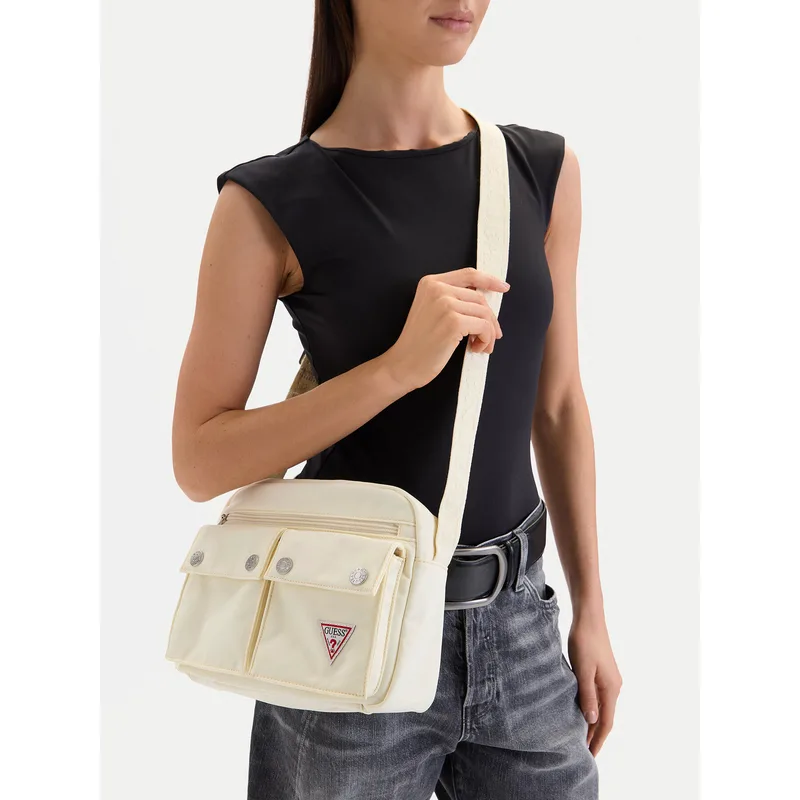 Τσάντα Guess Jeans CWBEO-GUESS-XC-002-09 Εκρού
