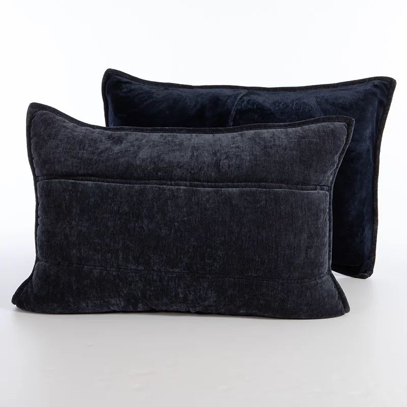 Μαξιλαροθήκες Ζεύγος 52X72 Nef Nef Vania Blue/Black (52x72)