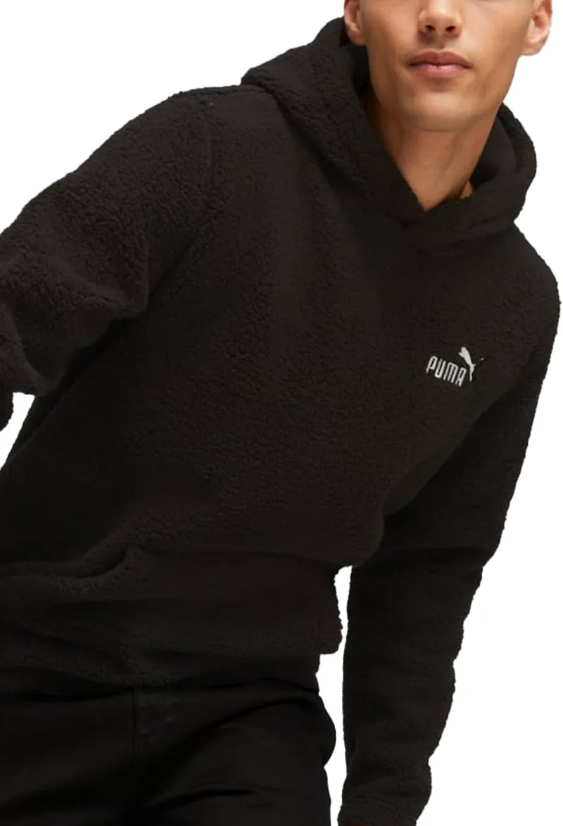 Μπλούζα Μακρυμάνικη Puma Ess Elevated Sherpa Hoodie 675982-01 Ανδρικό
