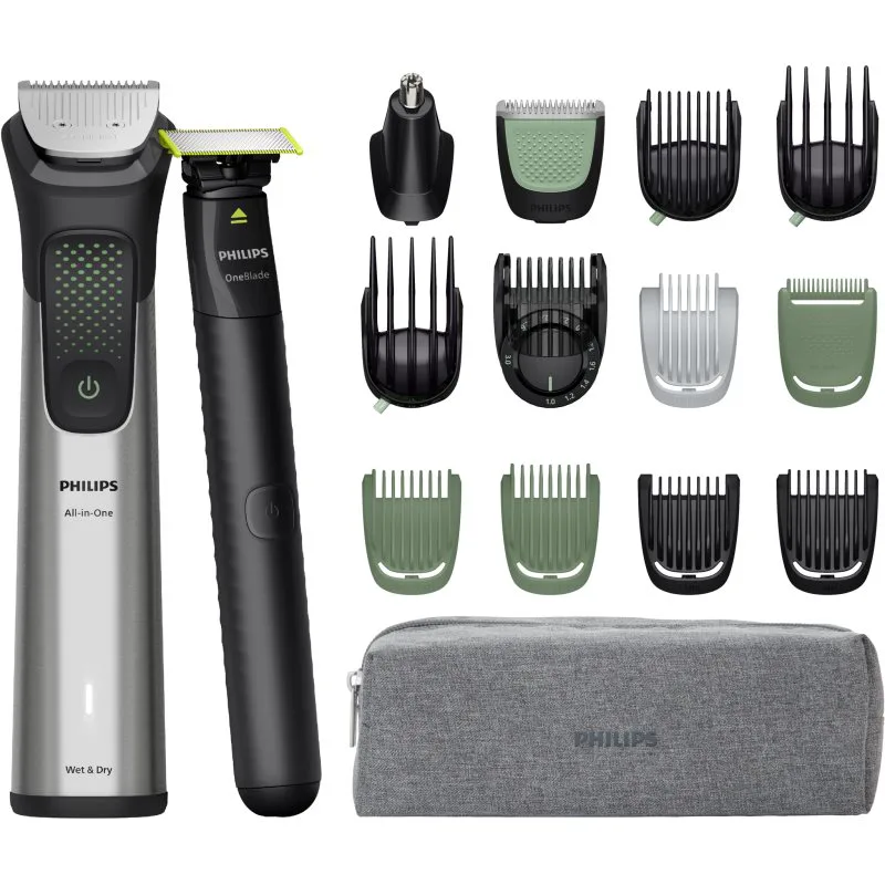 Philips Series 9000 MG9535/15 πολυλειτουργικό τρίμερ + Philips One Blade Face 1 τμχ