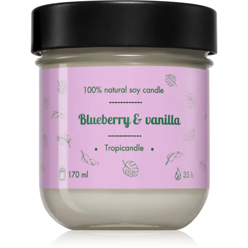 Tropicandle Blueberry & Vanilla αρωματικό κερί 170 ml