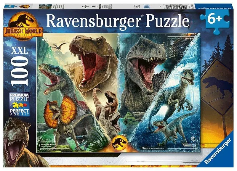 JURASSIC WORLD RAVENSBURGER XXL 100 ΚΟΜΜΑΤΙΑ