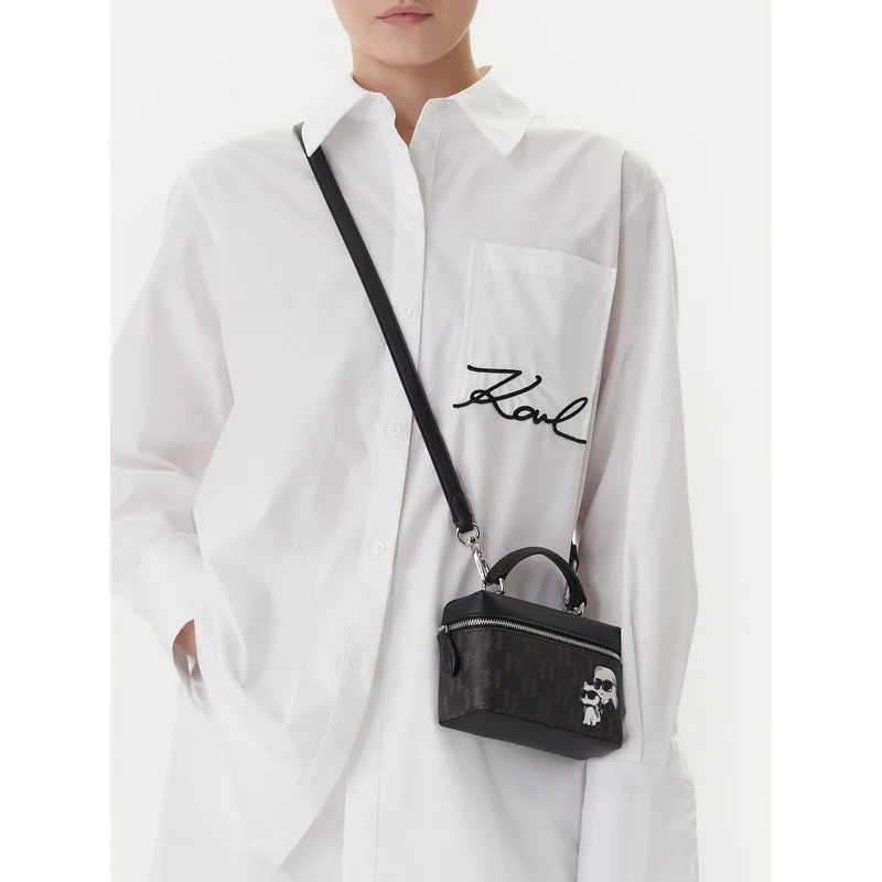 Τσάντα KARL LAGERFELD B1W32014 Καφέ